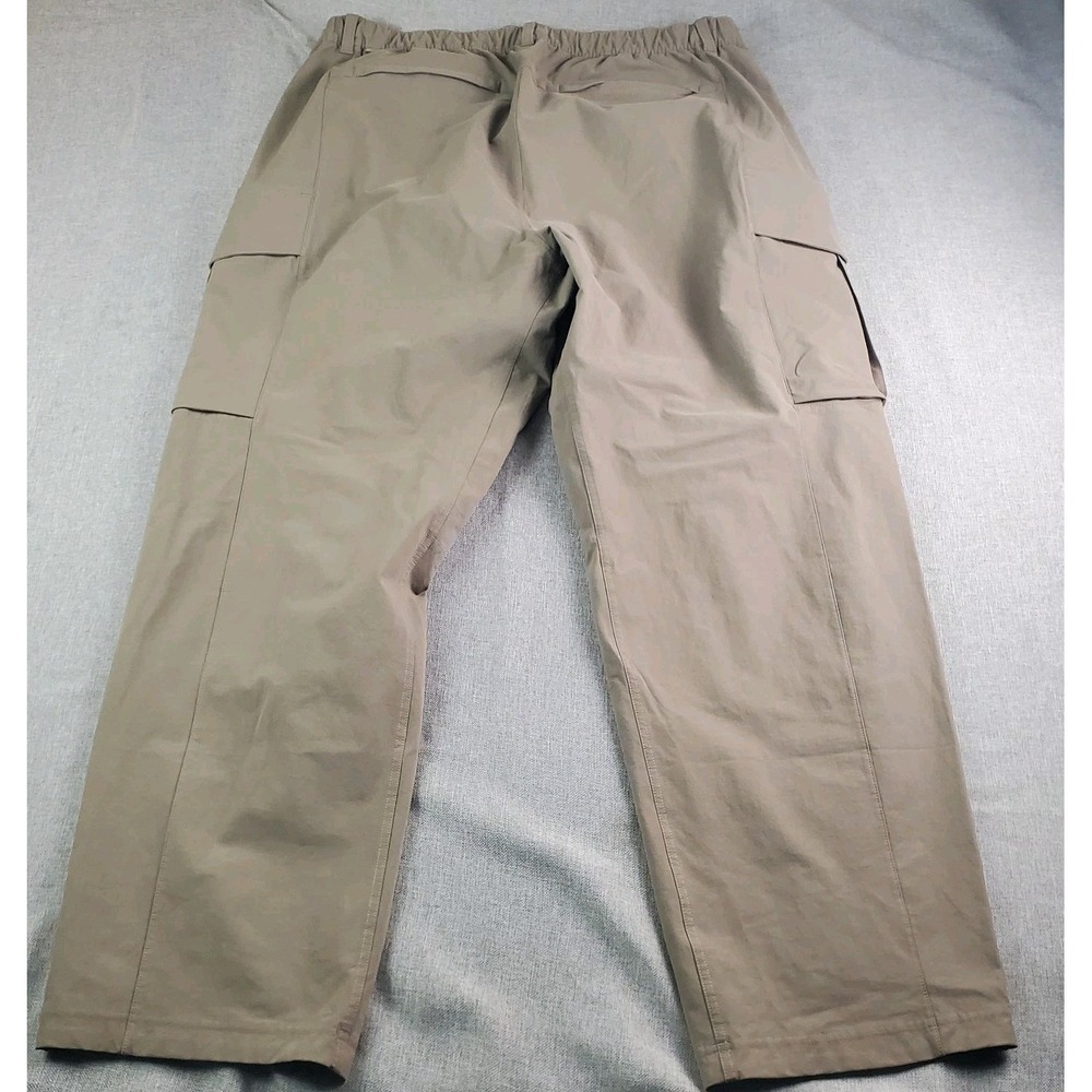 Lululemon Utilitarian Cargo Pants Mens 38X30 Beige Outdoor Hiking - Picture 3 of 13